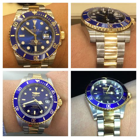 invicta pro diver vs rolex.